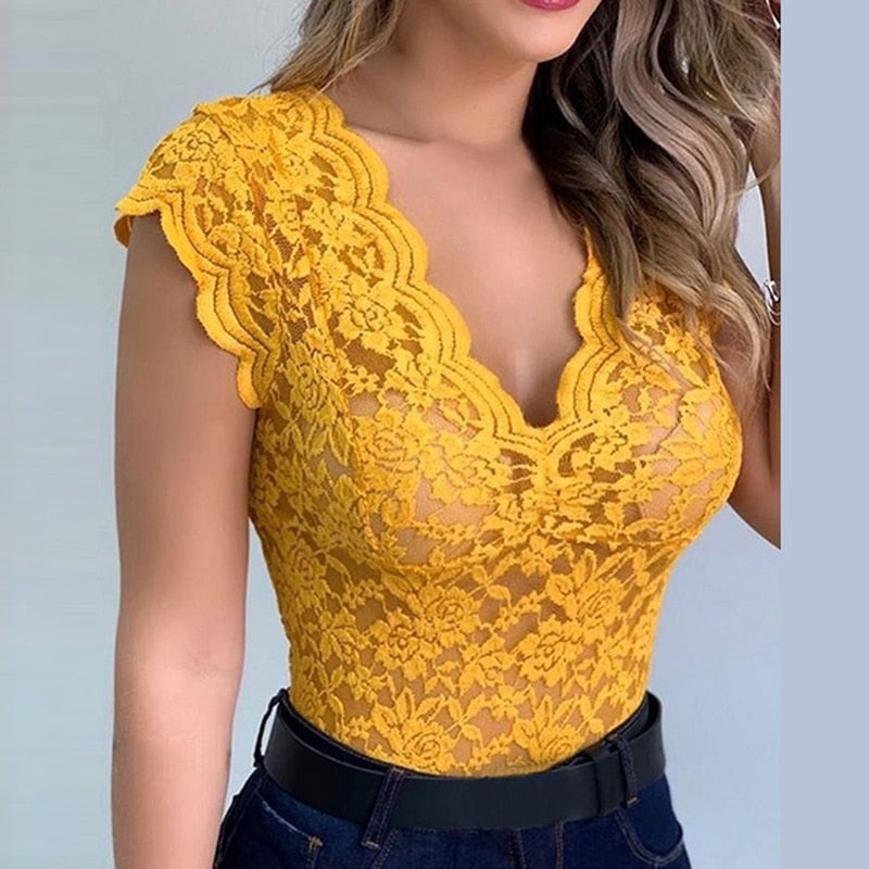 Mubilux Kanten Top | Een Elegante Top voor Dames