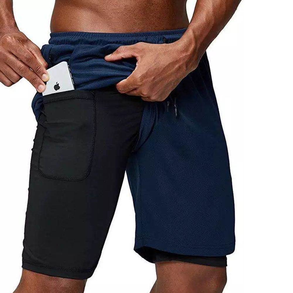 Mubilux X-Fit Running Shorts | Incl. Telefoonzak & Sleuf voor Shirt