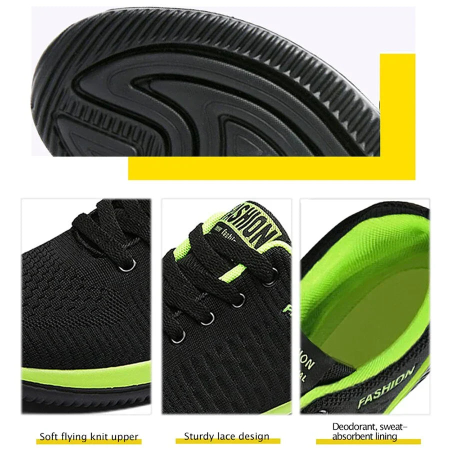 Hudson – Trendy, Lichtgewicht en Ademend Heren Sportschoenen