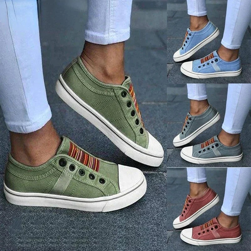 Mubilux Mezi Canvas Elegant Sneakers