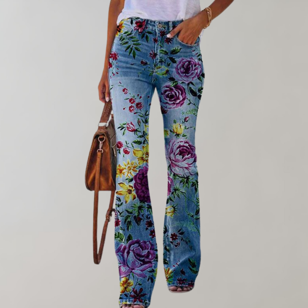 Kjellfrid Flare Jeans voor Dames – Stijlvolle en Comfortabele Zomerbroek