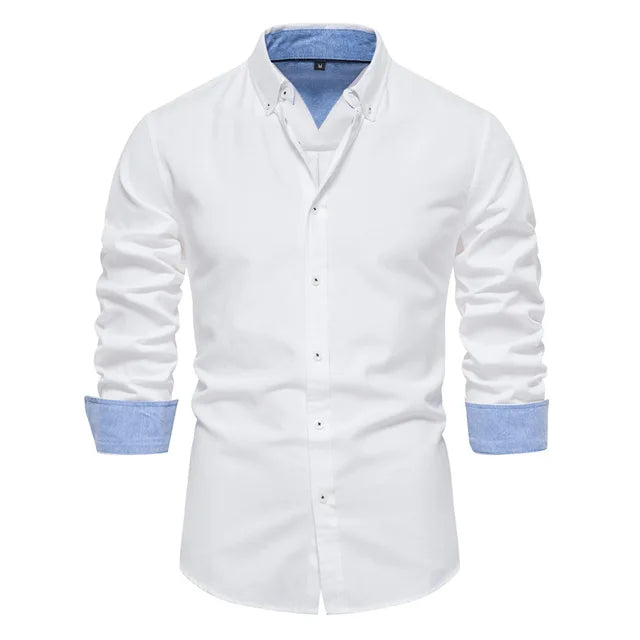 Mubilux Virgil - Chemise homme à revers retourné