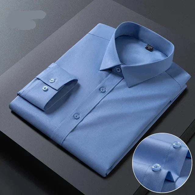 Mubilux Lars - chemise homme sans repassage au style professionnel