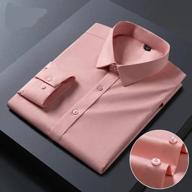 Mubilux Lars - chemise homme sans repassage au style professionnel