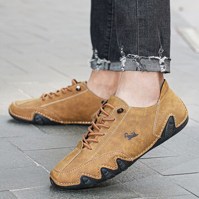 UltraShoe – Comfortabele Leren Schoenen Met Flexibele Bewegingsvrijheid