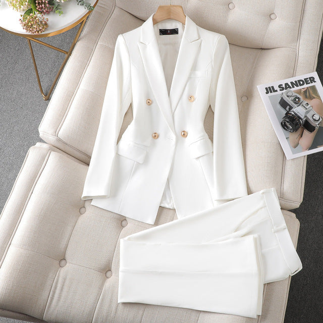 Isabelle Blazer Pantalon Set - elegantie ontmoet modern comfort