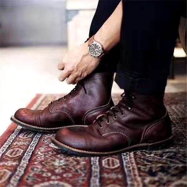 Sven - Veterschoenen voor heren in retrostijl met modern comfort