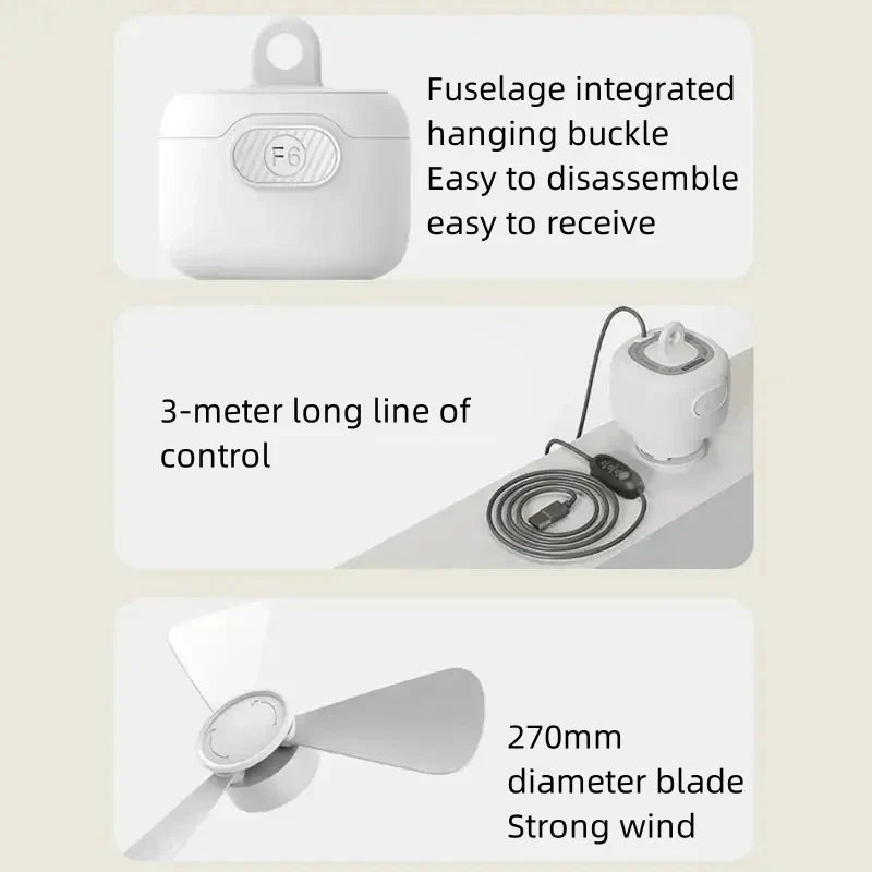 Mubilux Luxueuze plafondventilator met LED-verlichting