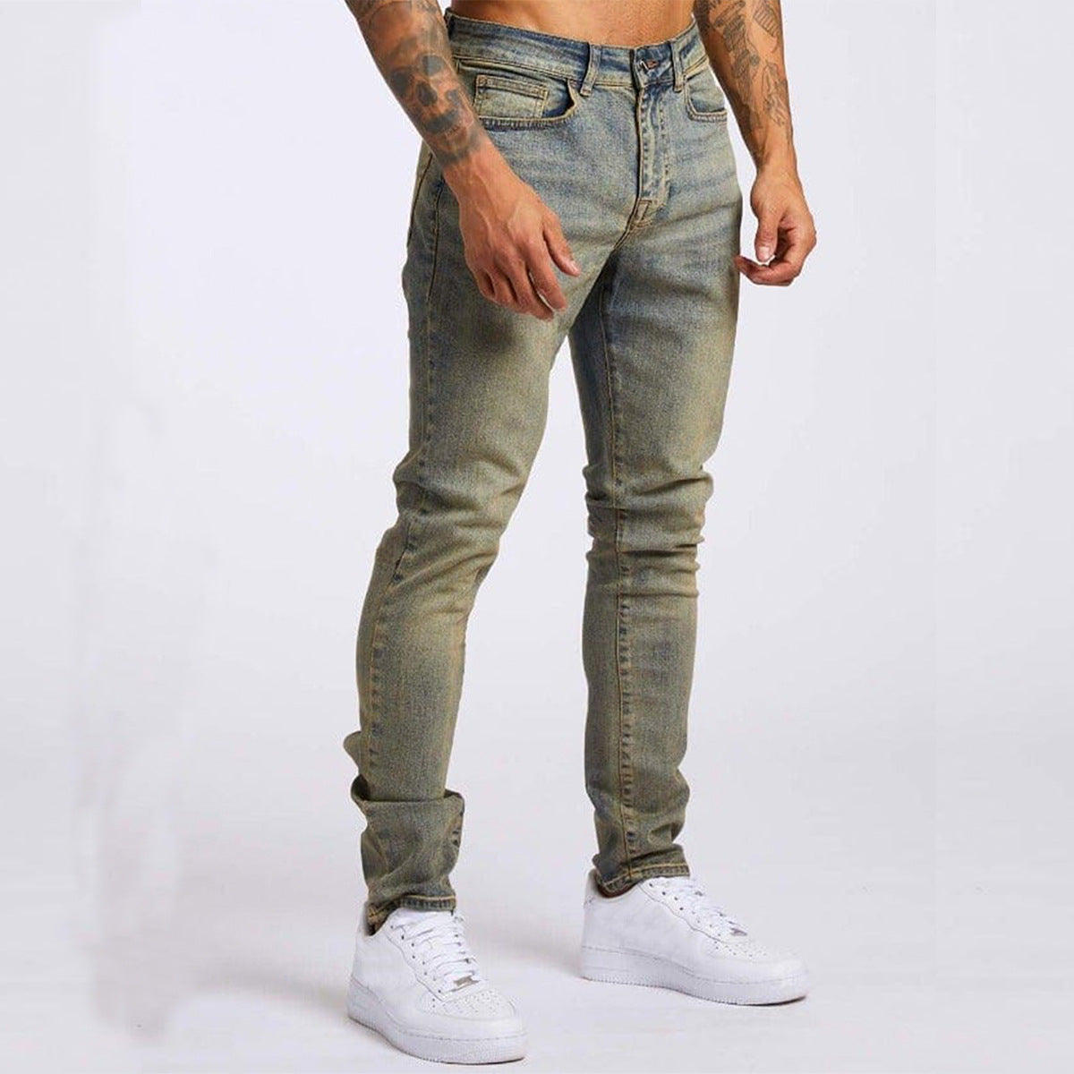 Mubilux Jeans De Mazi para Mujeres | Denim Verde, Casual 1