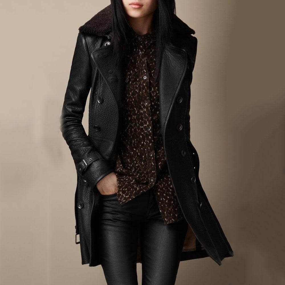 Mubilux Sophiey | La veste en cuir faite main et chaleureuse