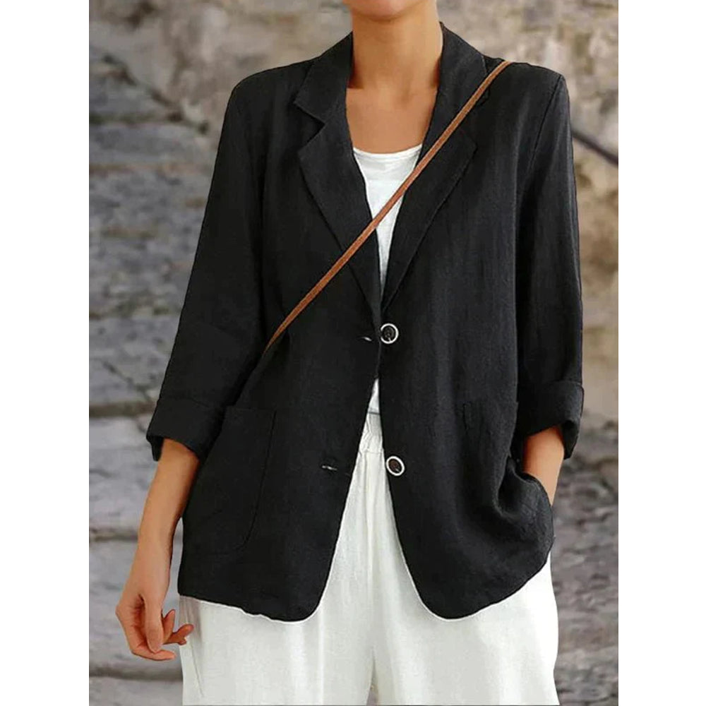 Mubilux Stijlvolle Linnen Blazer