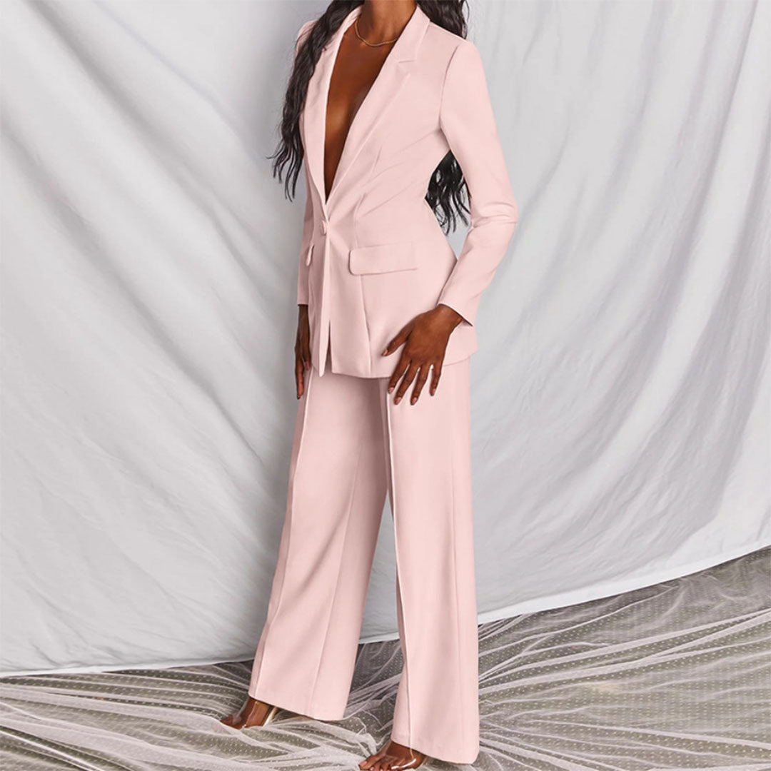 Zindzi Elegante blazer en broek set | Dames kostuum ensemble voor stijl