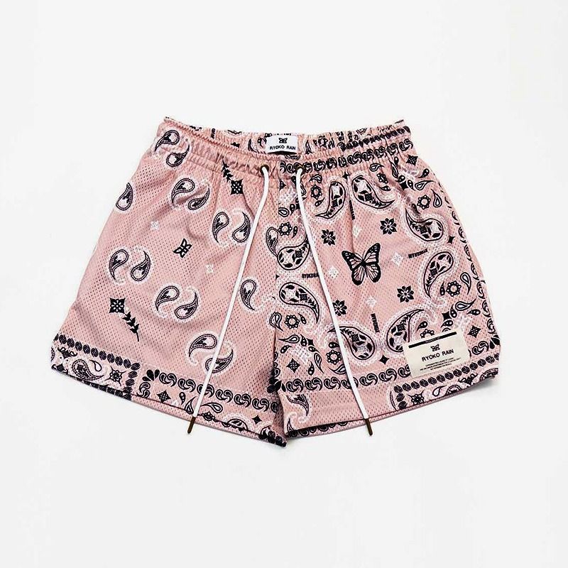 Mubilux David Bedrukte Korte Broek Mesh Ademend