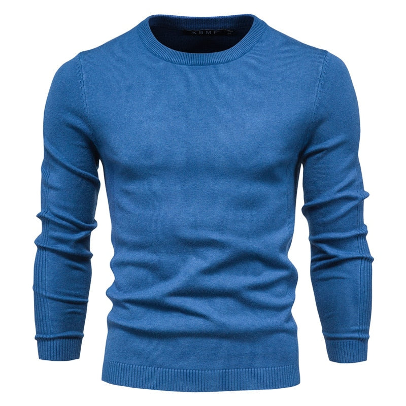 Mubilux Alluria - Heren Casual Gebreide Trui met Geribde Mouwen voor Comfort en Stijl