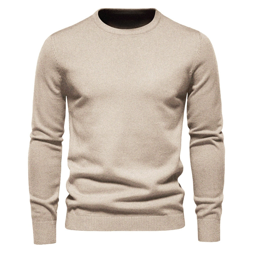Mubilux Alluria - Heren Casual Gebreide Trui met Geribde Mouwen voor Comfort en Stijl