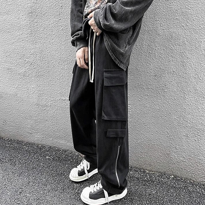 Rechte Cargo Baggy Broek – Functioneel en Trendy voor de Moderne Man
