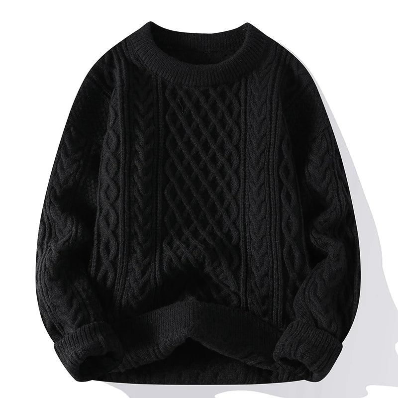 Mubilux Gol | Heren Wintersweater met Kabelgebreid Design - Warm en Stijlvol