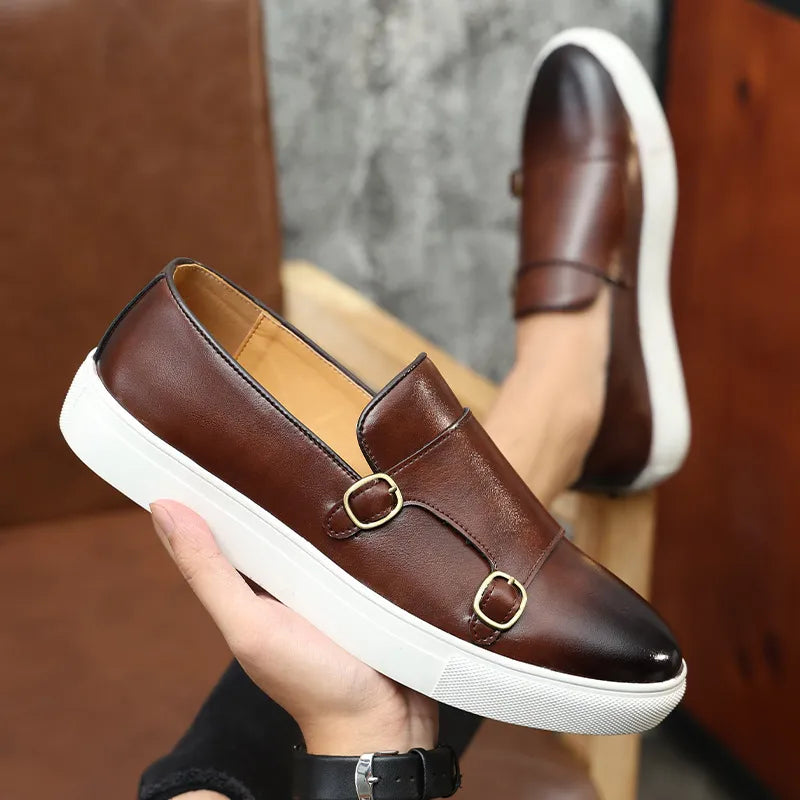 Giovanni - Stijlvolle Leren Loafers voor Heren | Tijdloze Charme