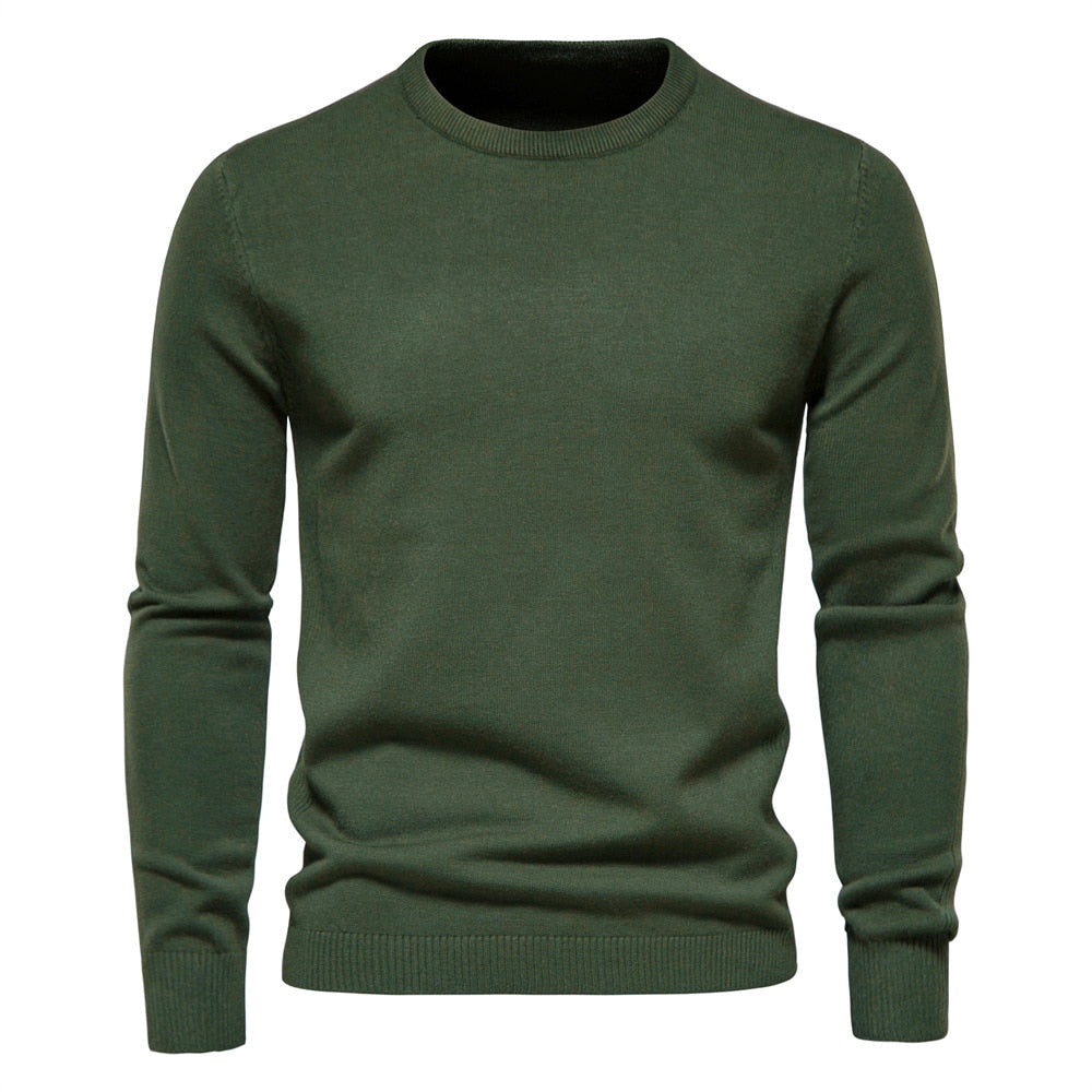 Mubilux Tundra - Casual Heren Gebreide Trui met Geribde Boorden voor Herfst/Winter