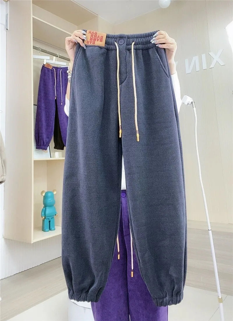 Monica Winter Joggingbroek | Warme Pluche Voering & Casual Ontwerp