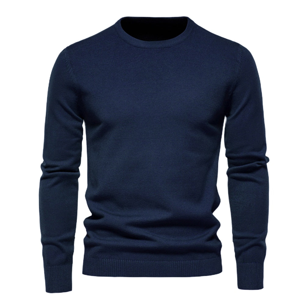 Mubilux Tundra - Casual Heren Gebreide Trui met Geribde Boorden voor Herfst/Winter