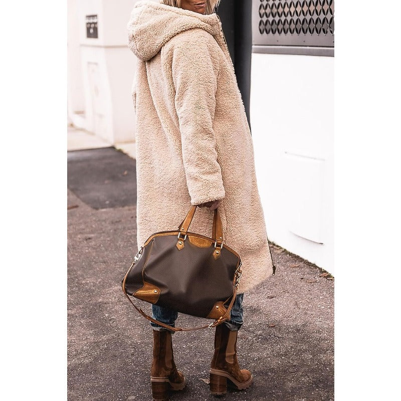 Mubilux Dorine | Long manteau d'hiver confortable réversible