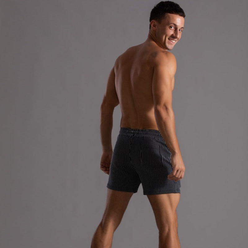 Gestreepte herenshorts - stijlvol & comfortabel voor de zomer
