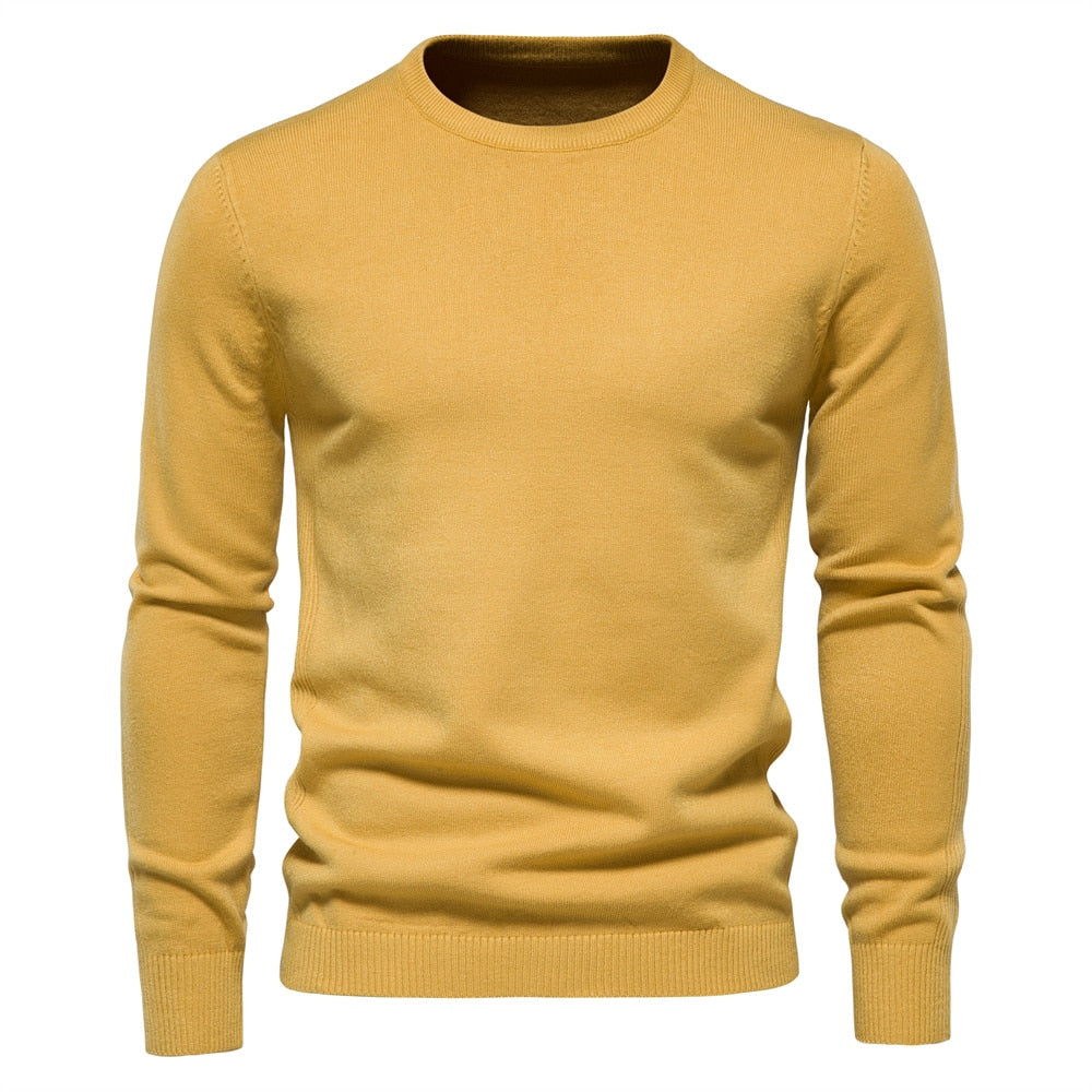 Mubilux Tundra - Casual Heren Gebreide Trui met Geribde Boorden voor Herfst/Winter