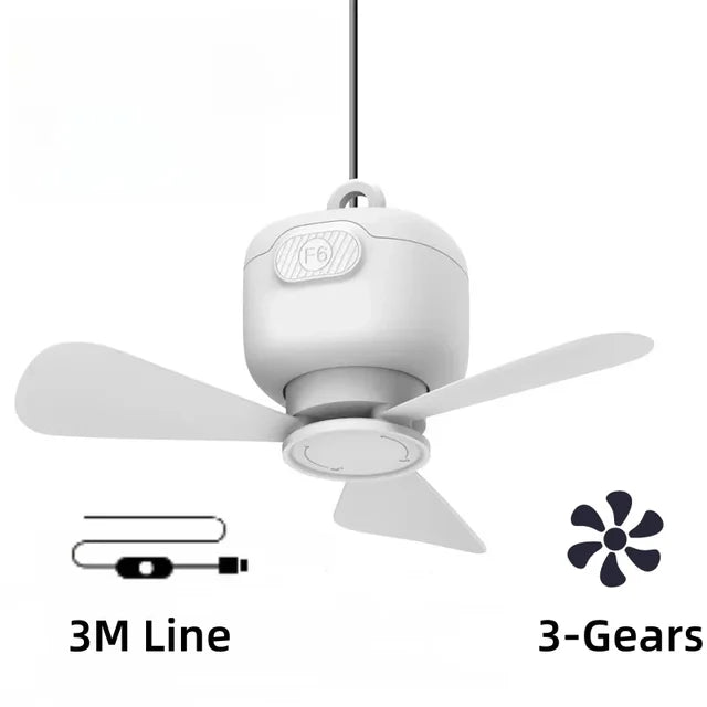 Mubilux Luxueuze plafondventilator met LED-verlichting