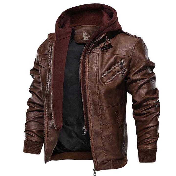 Miccah Elegant Leren Jack voor Heren | Verfijning en Stoere Stijl