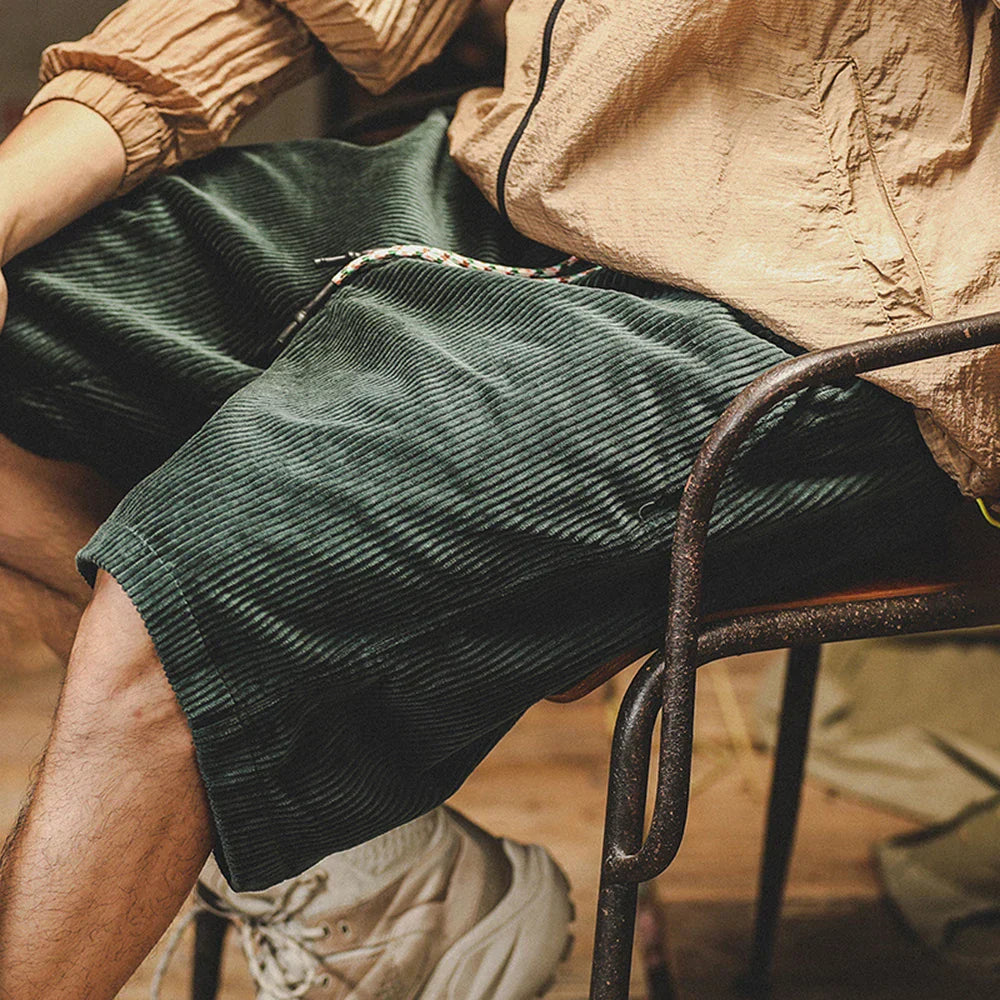 Marcel Corduroy Shorts | Comfortabele en Stijlvolle Knie-Lengte Shorts