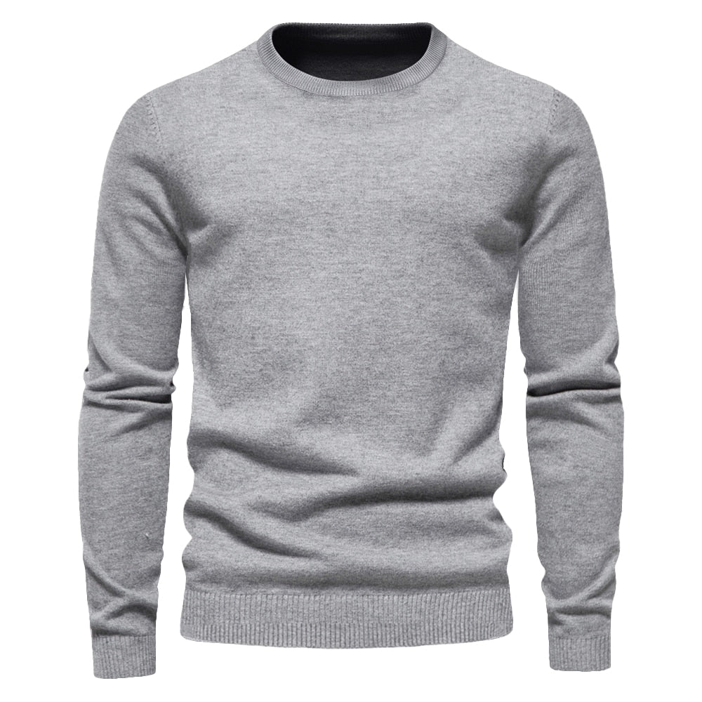 Mubilux Alluria - Heren Casual Gebreide Trui met Geribde Mouwen voor Comfort en Stijl