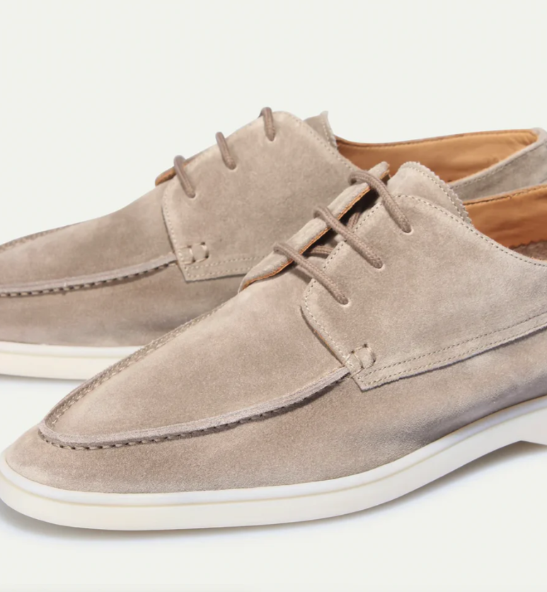 Mocassins en cuir de luxe avec lacets pour hommes - Diederik