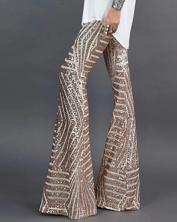 Mubilux Flare Broek met Glitters