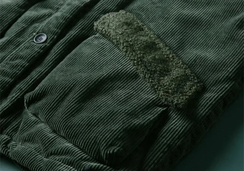 Gewatteerd Corduroy Jack met Capuchon voor Dames | Warm & Stijlvol | Heavena
