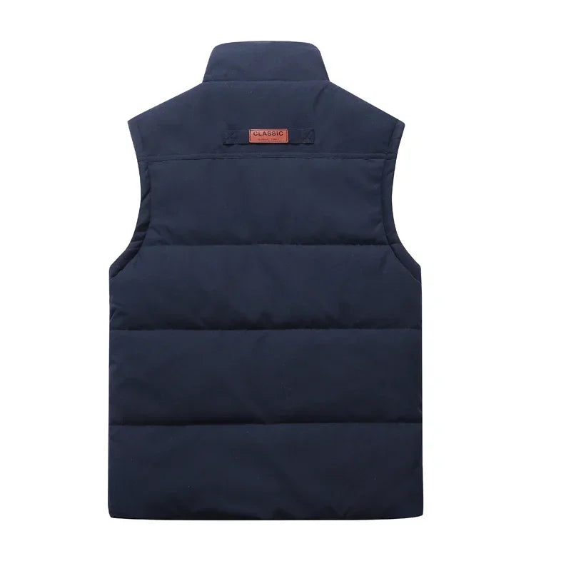 Mubilux Chicora - Heren Plus Size Mouwloos Vest van Faux Fur Fleece, Luxe en Comfortabel