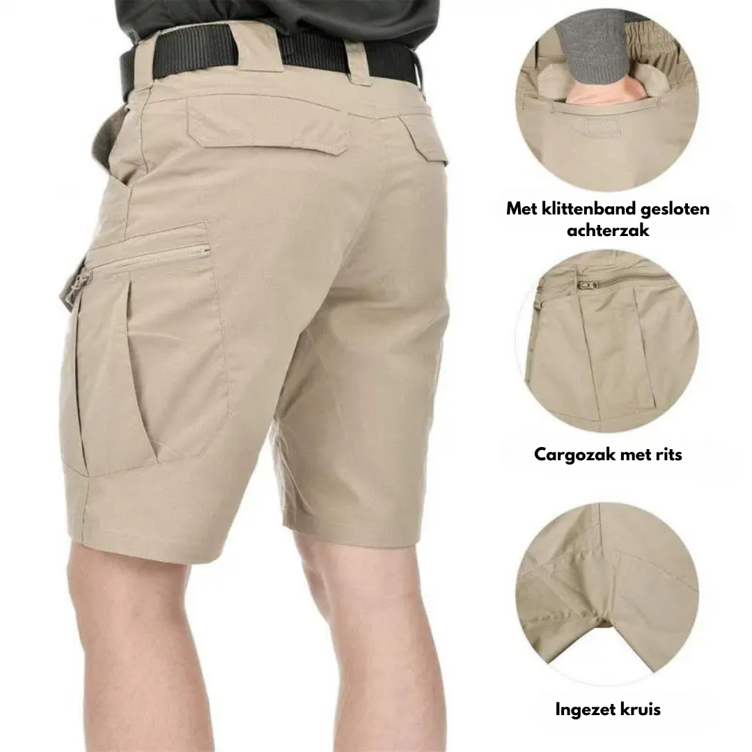 OutdoorHaven Cargo Shorts - Duurzaam, Ademend en Ruime Zakken voor Outdoor