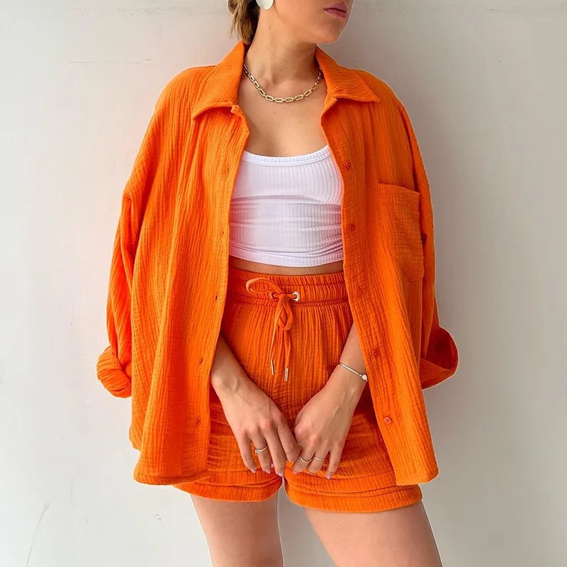 Mubilux Pandora - Oranje Tweedelige Set