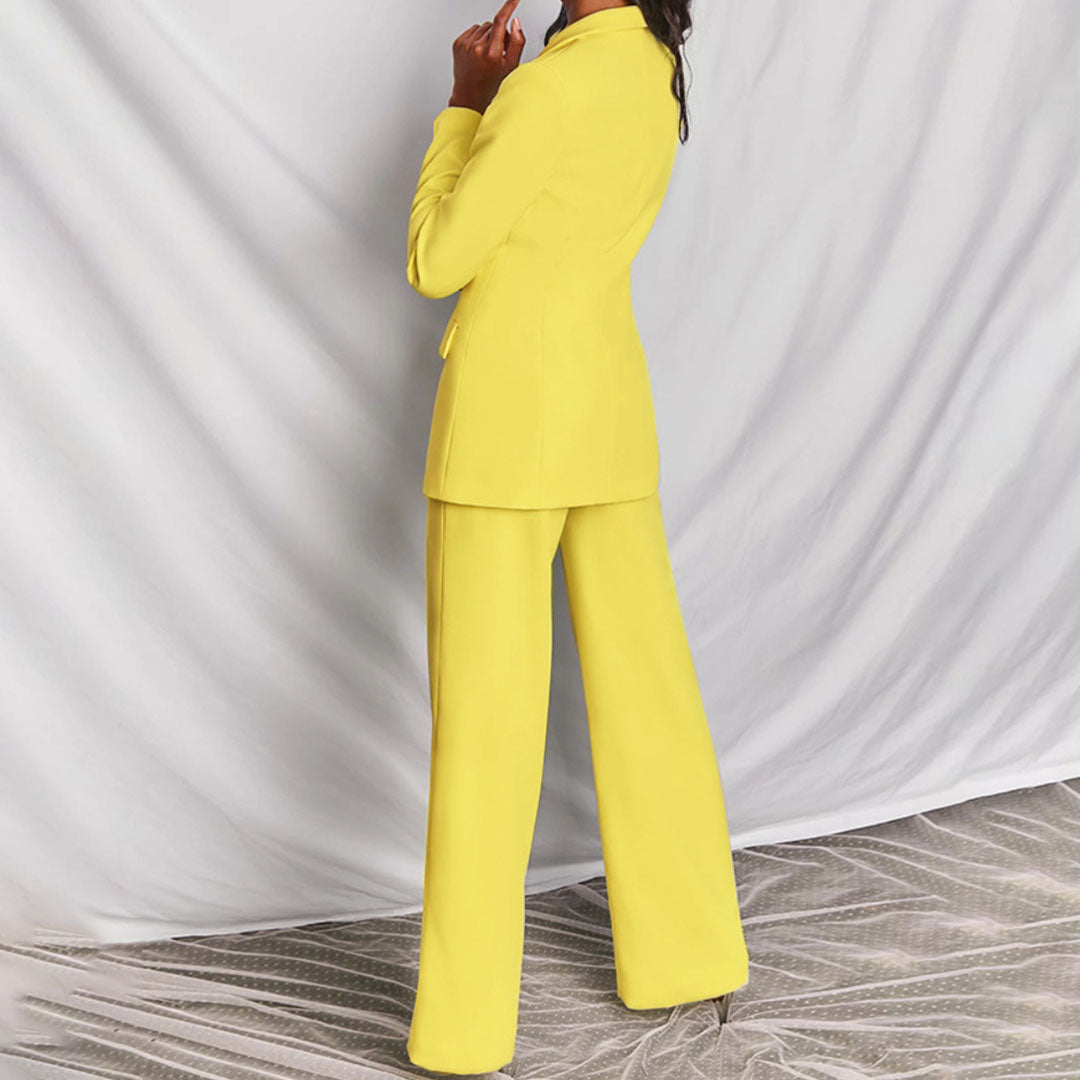 Zindzi Elegante blazer en broek set | Dames kostuum ensemble voor stijl