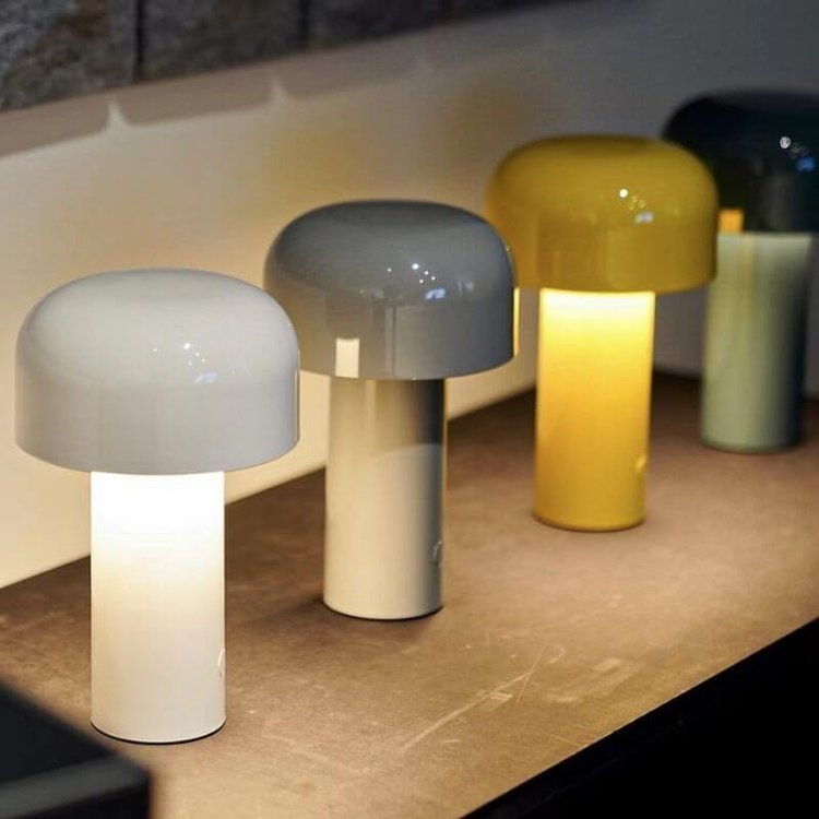 Mubilux HaloGleam | Lampe de table rechargeable Paddestoel