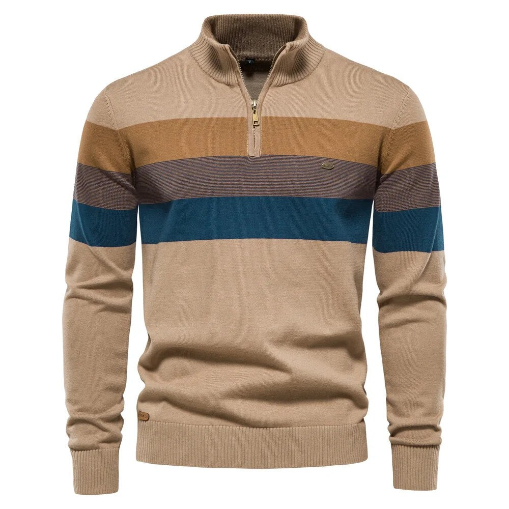 Mubilux Verve Franklin Trui voor Mannen - Luxe Katoenmix - Stijl en Comfort