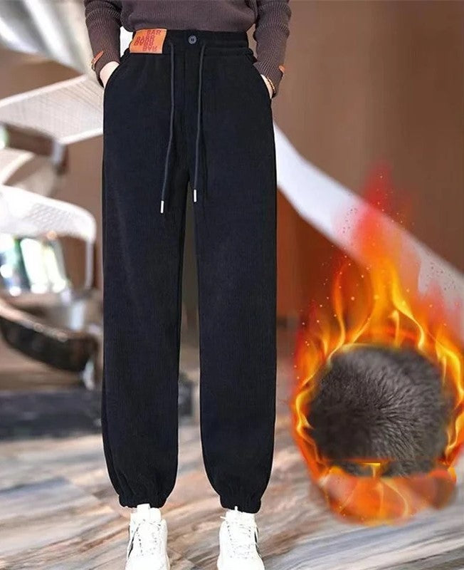 Monica Winter Joggingbroek | Warme Pluche Voering & Casual Ontwerp