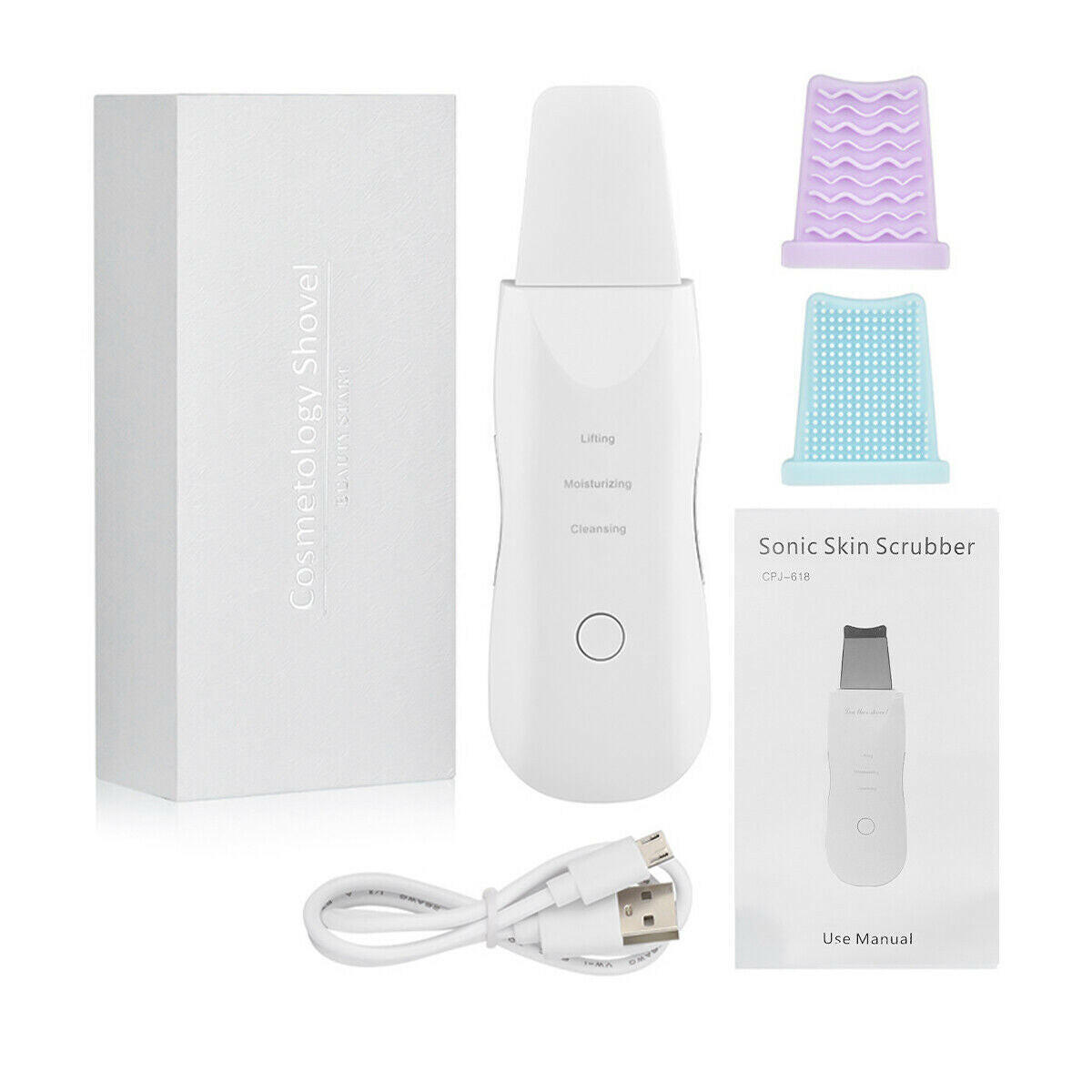 Mubilux Ultrasone Nettoyeur de Peau Machine de Nettoyage Profond du Visage