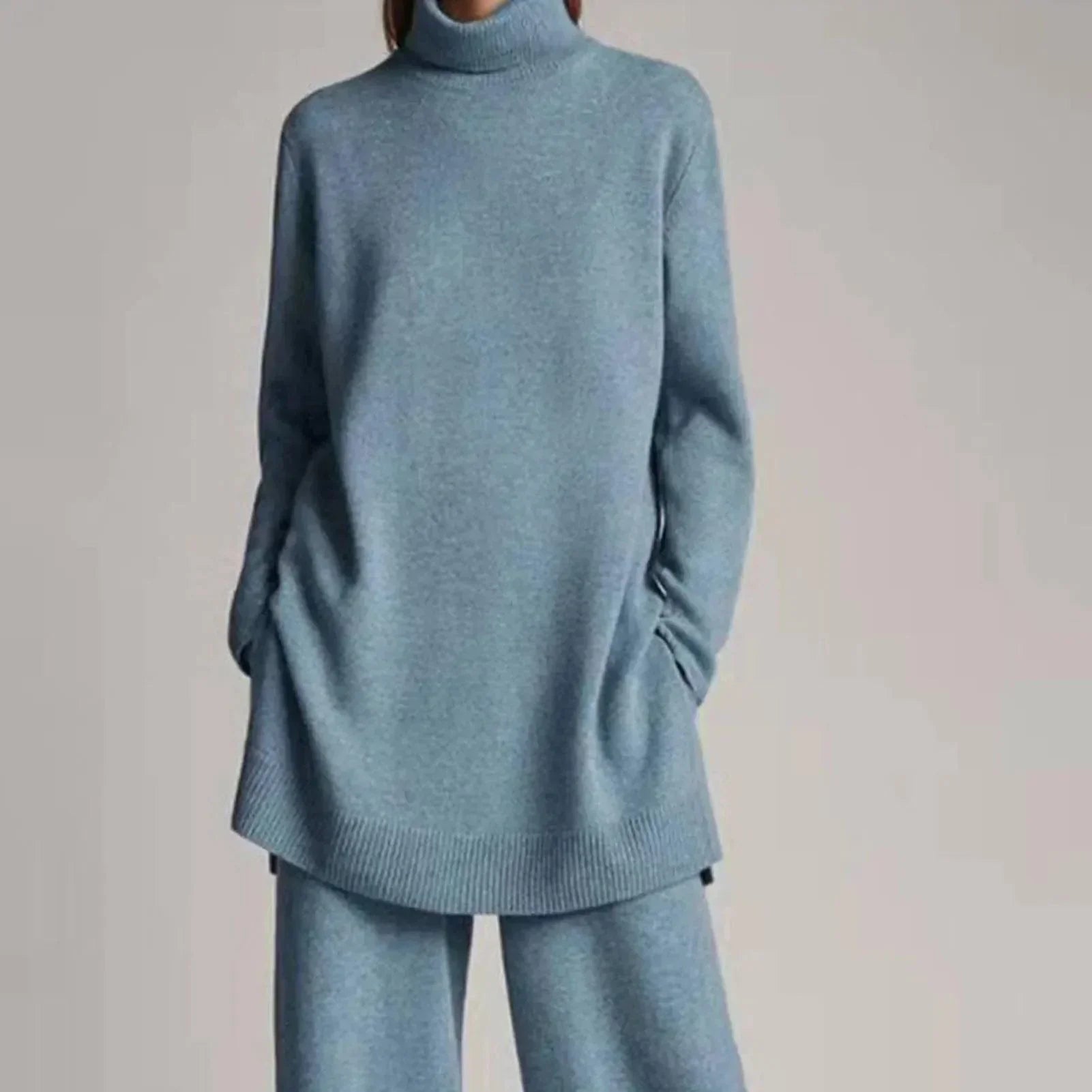 Mubilux Lotte | Pull à col roulé et pantalons larges