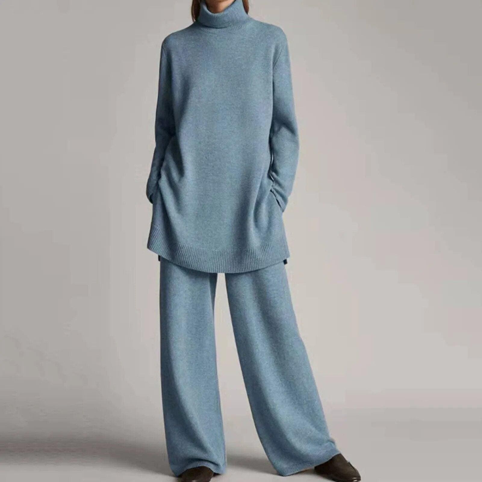 Mubilux Lotte | Pull à col roulé et pantalons larges