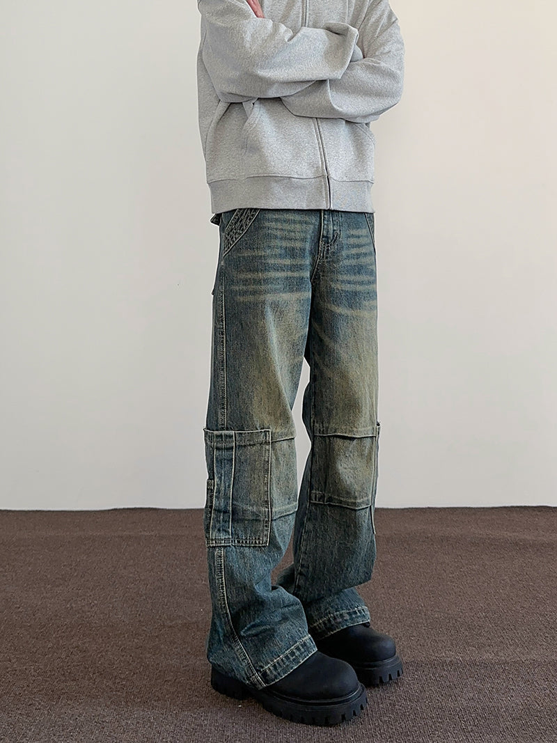 Pantalon Baggy Vintage Plissé – Style Intemporel avec Confort