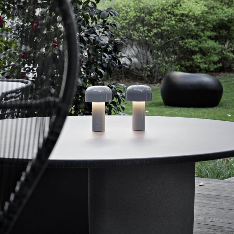 Mubilux HaloGleam | Lampe de table rechargeable Paddestoel