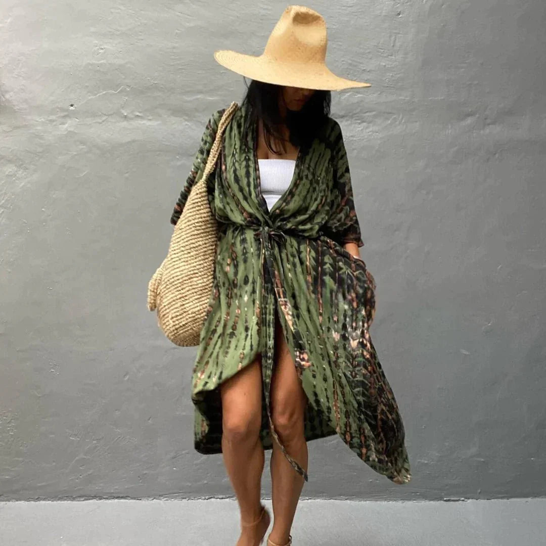 Kira Kimono Dama | 100% Rayon, Estilo Bohemio 4