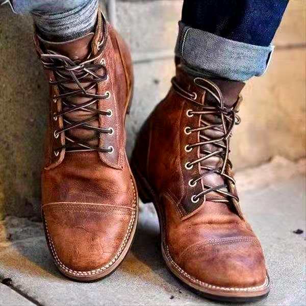 Sven - Veterschoenen voor heren in retrostijl met modern comfort