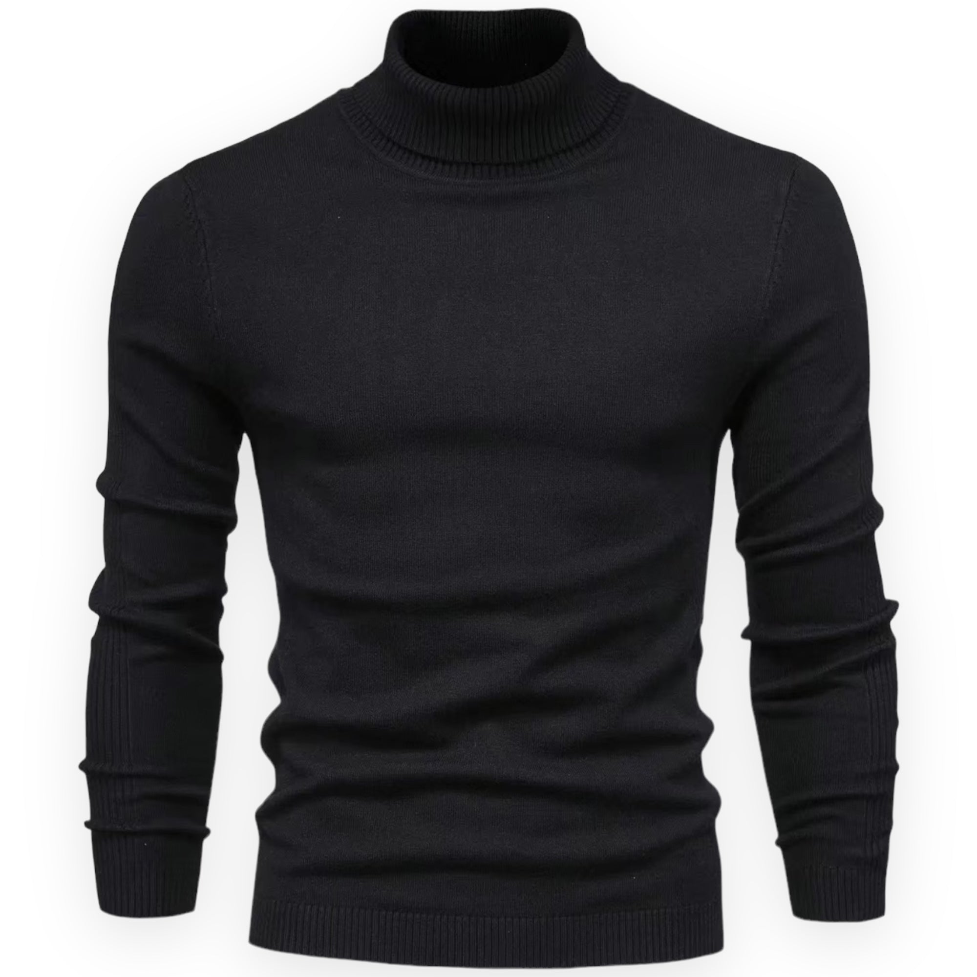 Mubilux Snow - Casual Heren Turtleneck Sweater met Getailleerde Manchetten voor Herfst/Winter